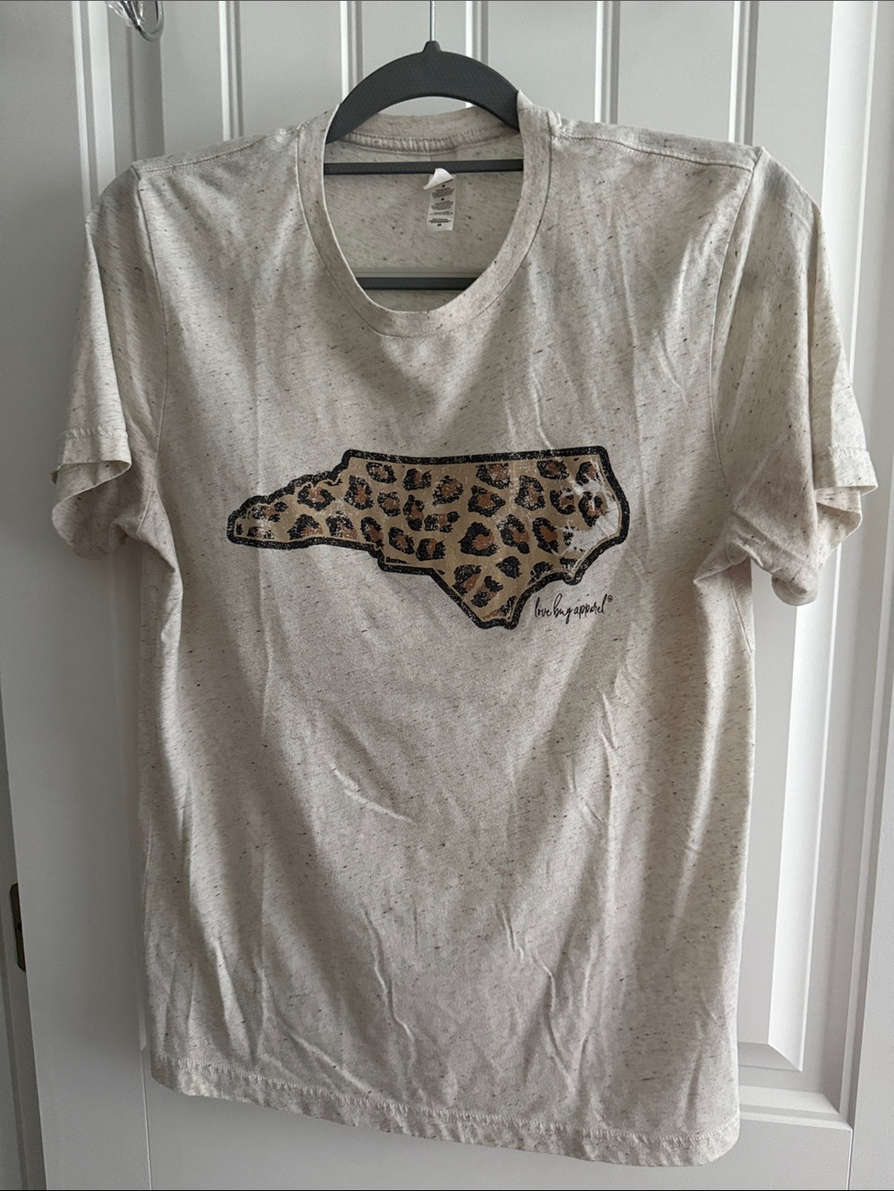 Leopard State Graphic Tee - Cream